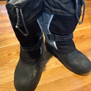 L.L. Bean Black Snow Boots